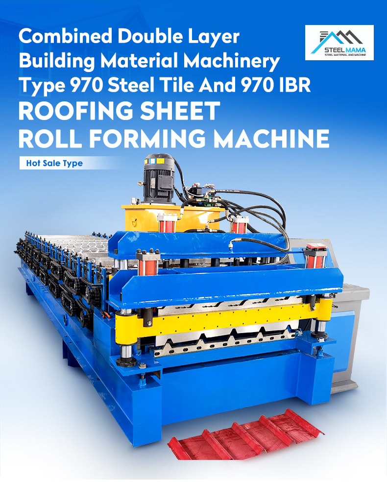 steelmam roll forming machine 970&970 (8) máquina formadora de rollos steelmam 970 y 970 (8)