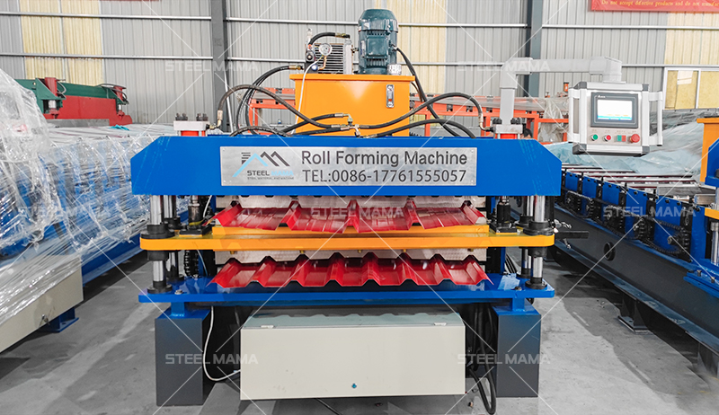 High Speed R-101 Mexico R101 Metal Roofing Sheet Roll Forming Machine Alta Velocidad R-101 MéxicoR101Hoja de techo de metalRolloformandoMáquina