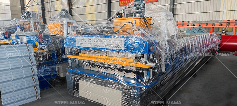 aluminum roof panel forming machine máquina formadora de paneles de techo de aluminio