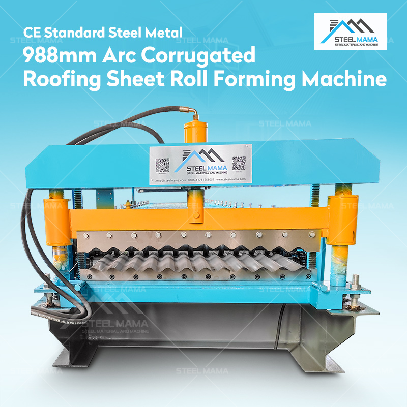 Corrugated sheet roof press making machine Máquina para fabricar techos de chapa ondulada