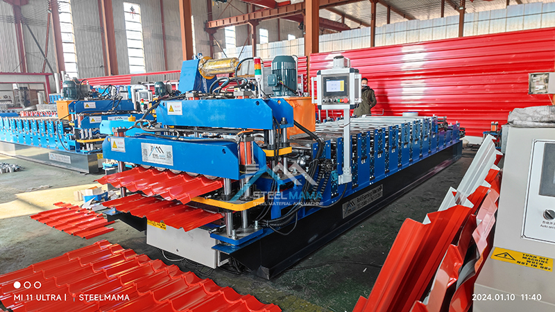 L&iacute;nea de m&aacute;quinas formadoras de doble piso para paneles de techo