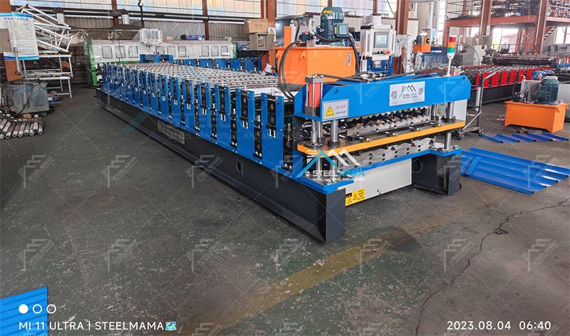 M&aacute;quina para l&aacute;minas de techo trapezoidal 1020