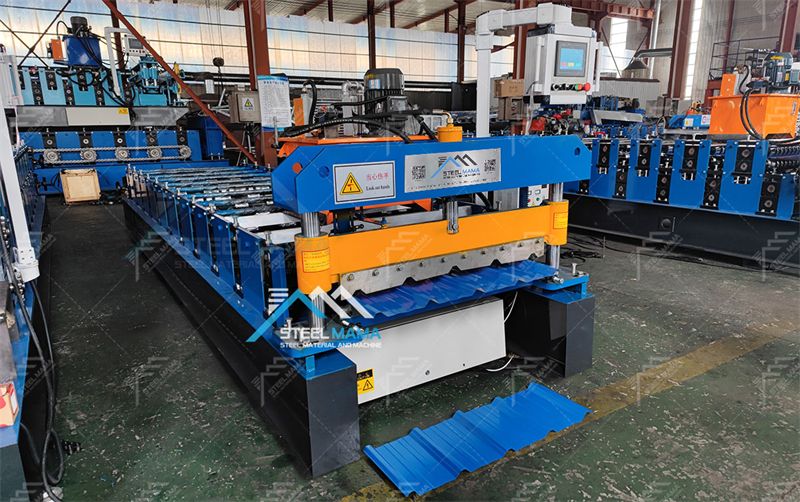 maquinaria para techos de chapa trapezoidal