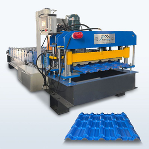 Máquina formadora de rollos de láminas de techo de tejas Q esmaltadas 800 completamente automáticas de alto nivel popular de Zimbabwe