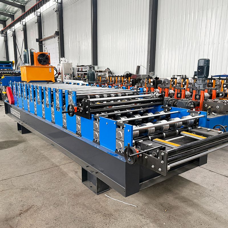 Máquina de doble capa de láminas para techos trapezoidales 840 y 900 trapezoidales de diseño personalizado popular de Turkmenistán