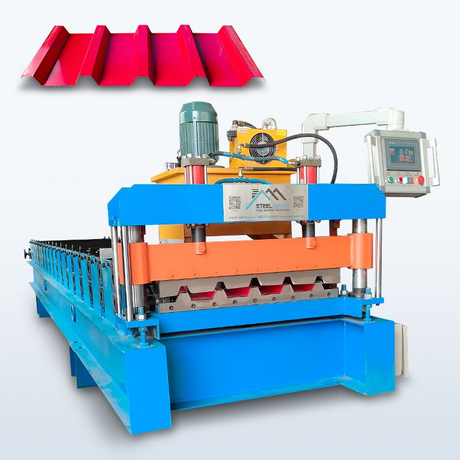 Máquina de chapa de techo trapezoidal 686 de metal rentable de alta eficiencia popular de Zimbabwe