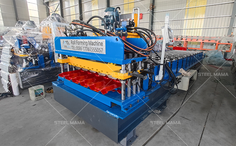 m&aacute;quina de perfil de techo de tejas escalonadas