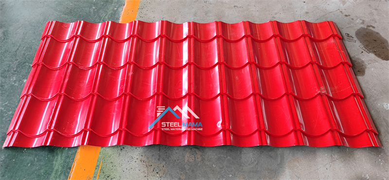 m&aacute;quina formadora y laminadora de tejas vidriadas