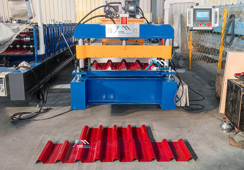 M&aacute;quina para fabricar l&aacute;minas para techos con perfil trapezoidal