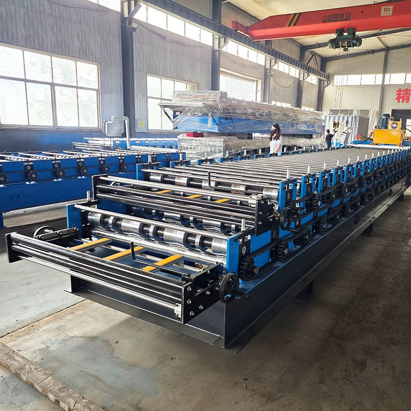 Perú Alta productividad popular TR4 IBR & TR5 IBR Máquina de doble capa de techo