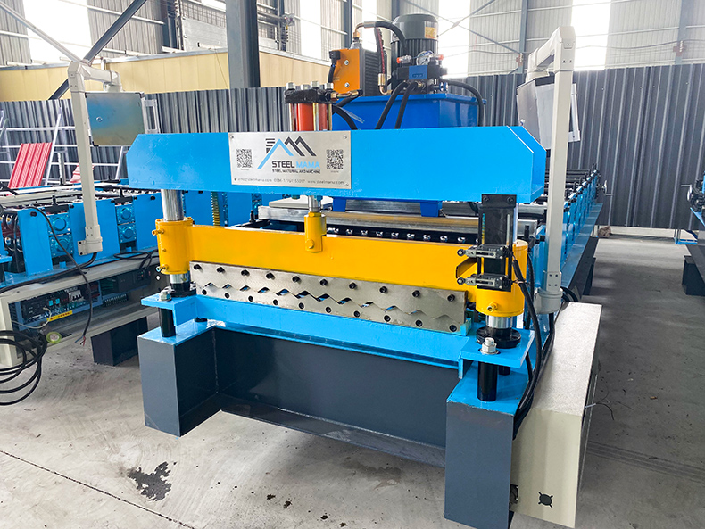 836M&aacute;quina formadora de rollos de l&aacute;minas de techo de tejas de acero esmaltado galvanizado (3)