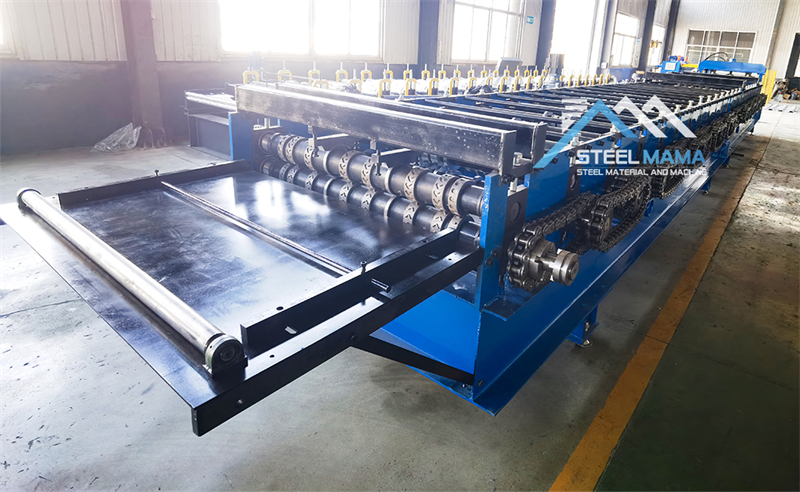 1000 m&aacute;quina de cubierta de piso rodante