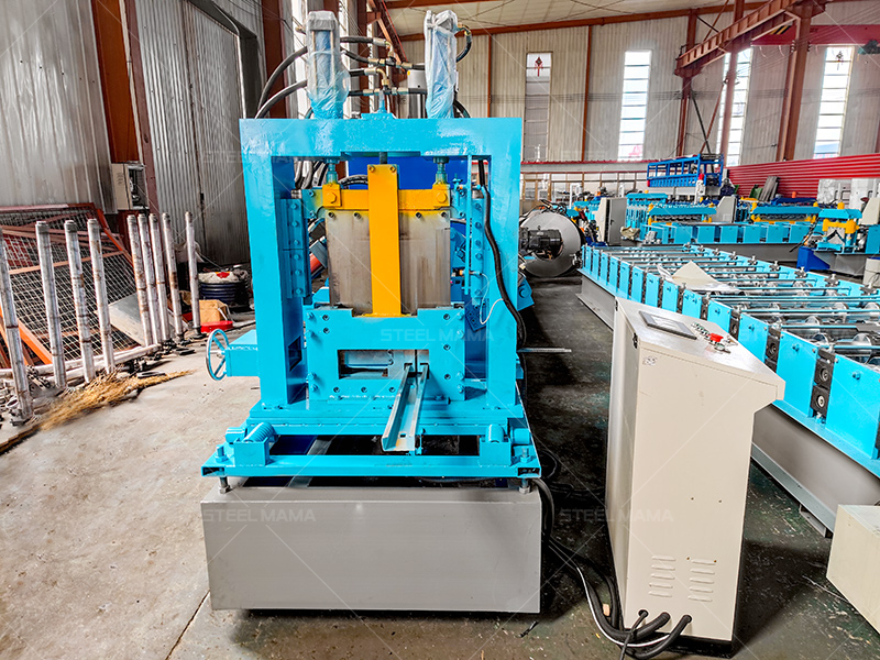 m&aacute;quina formadora de techo de paneles de metal c purlin