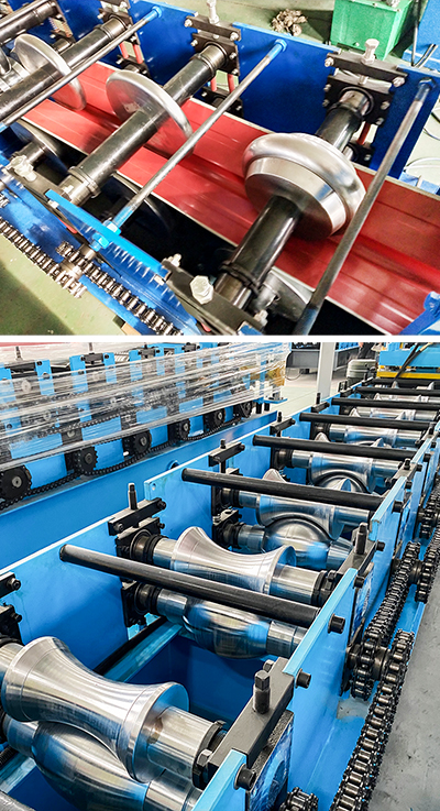 m&aacute;quina formadora de rollos de cumbrera