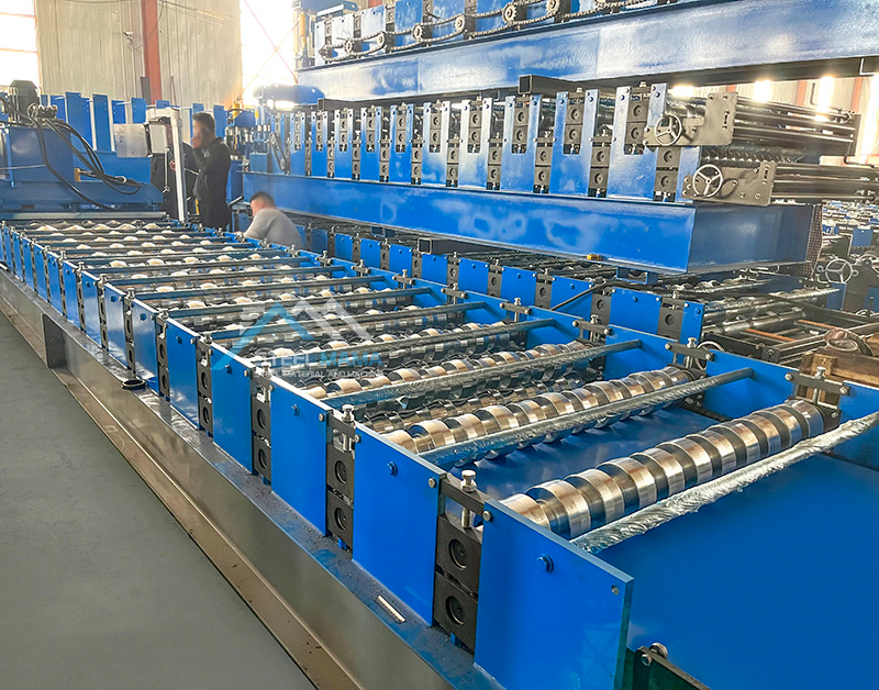 m&aacute;quina de teja de techo de hoja de arco