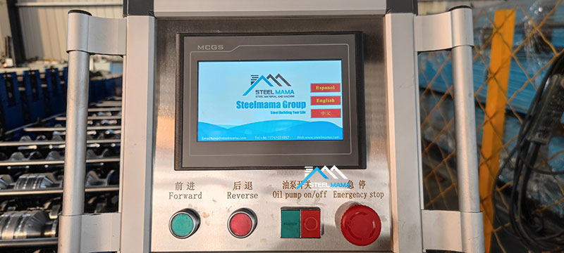 F&aacute;brica de m&aacute;quinas formadoras de rollos de paneles de techo trapezoidal