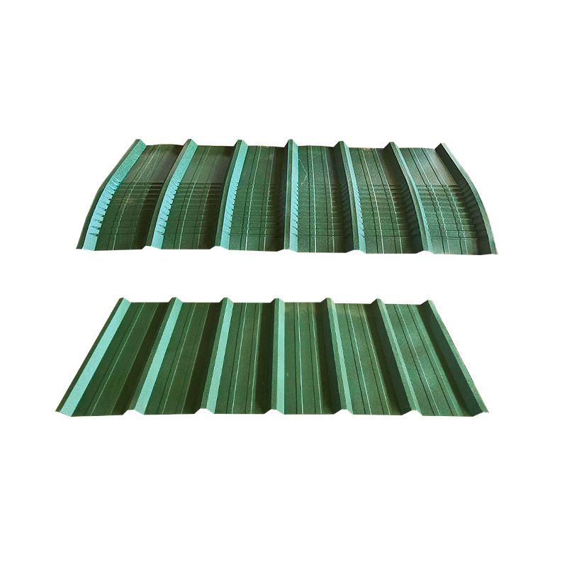 Chile Popular Long Lifespan PV4 Trapezoidal Roll rollos Máquina de formación de rollo con enrollamiento 