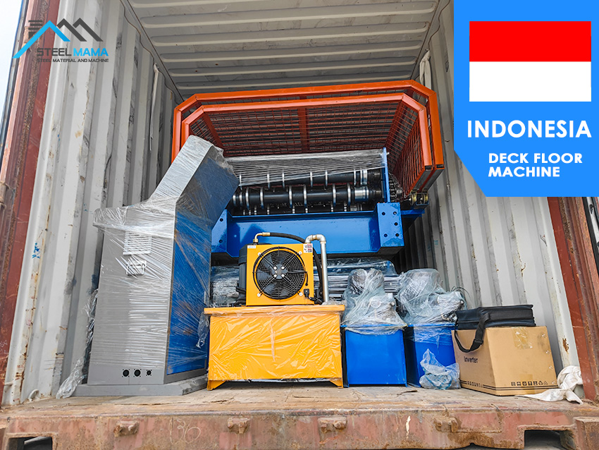 formadora de rollos de placa de piso