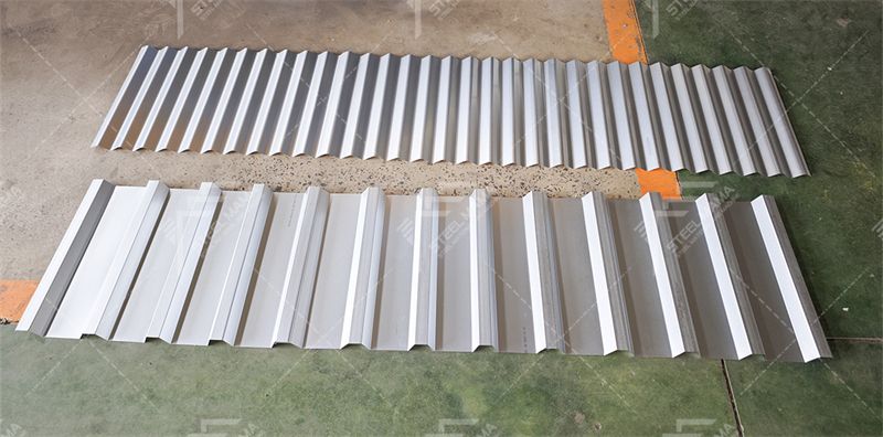 m&aacute;quina para fabricar l&aacute;minas para techos dobles