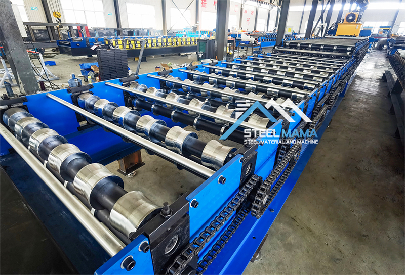 M&aacute;quina de doble l&aacute;mina para tejas 1075