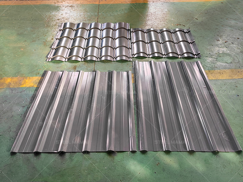 M&aacute;quina perfiladora de l&aacute;minas trapezoidales para techos