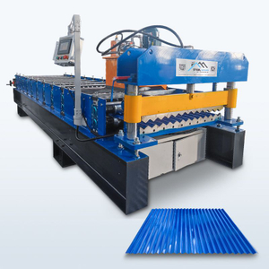 Máquina formadora de rollos de láminas de techo corrugado 836 de alta precisión completamente automática para Malí 