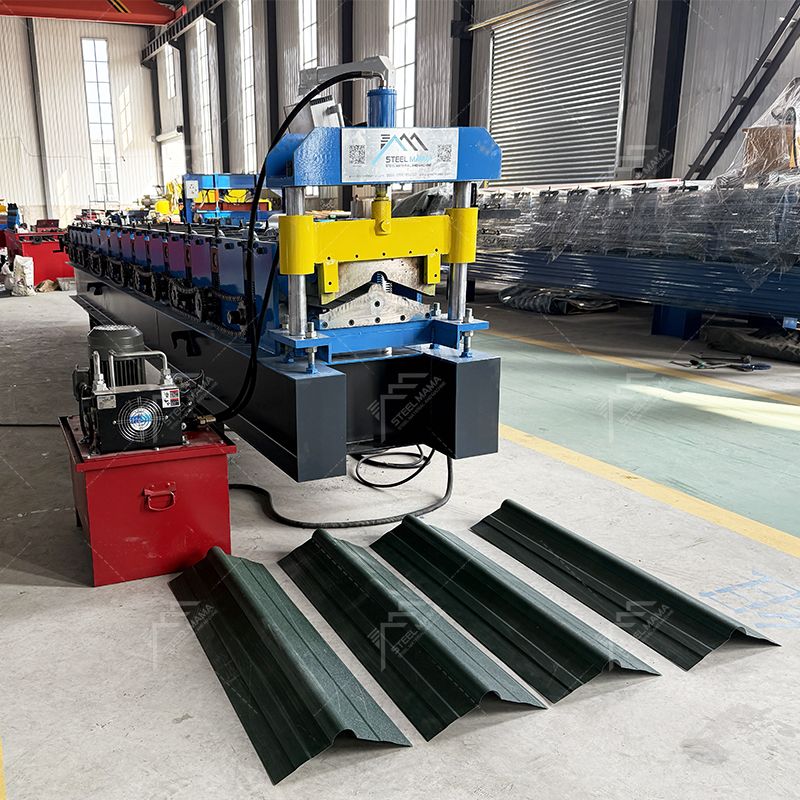 Máquina formadora de rollos con tapa de cresta 400, completamente automática, popular en Zimbabwe, de alta productividad 