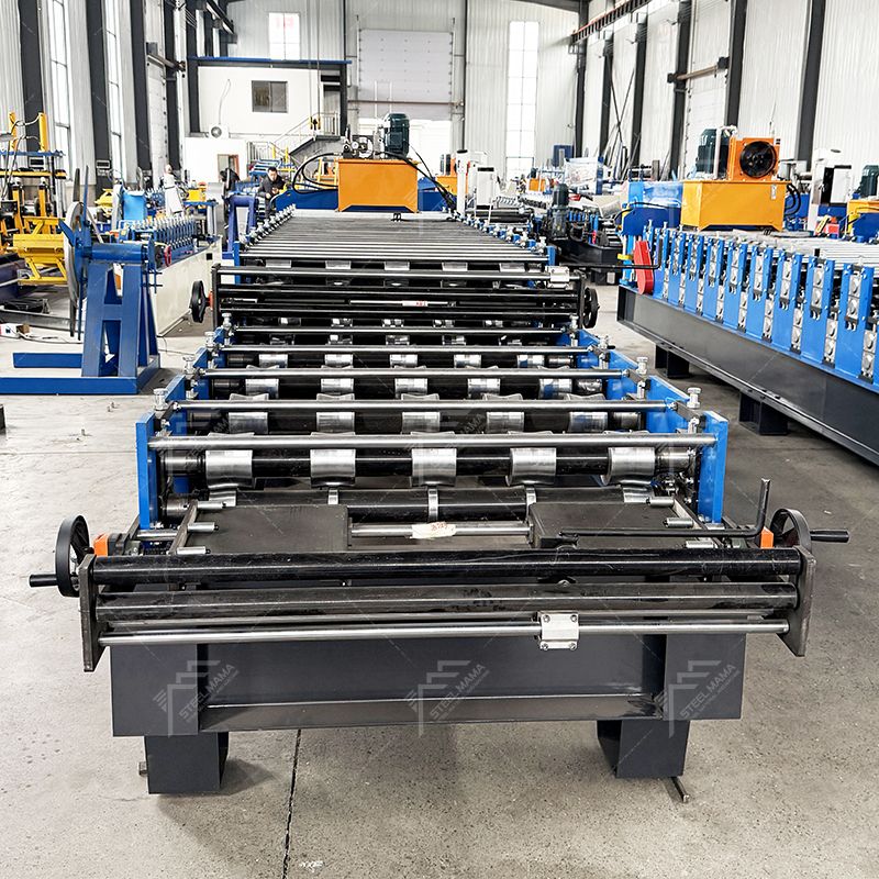 Máquina popular de doble capa de láminas para techos trapezoidales 840 y 780 de alta eficiencia en Mozambique