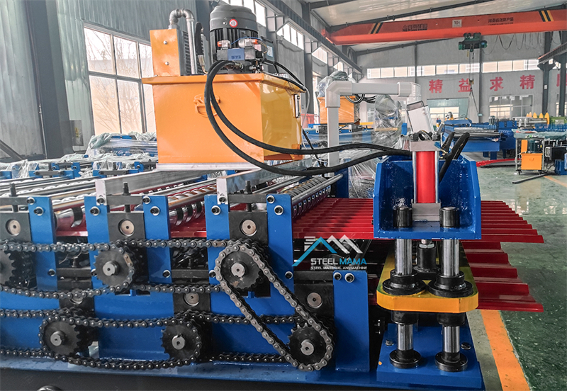 m&aacute;quina para fabricar techos de doble capa