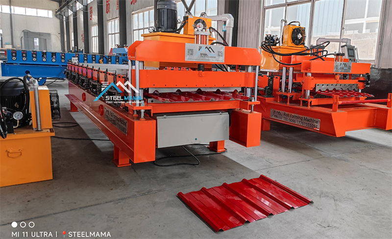 IBR roof sheet machine
