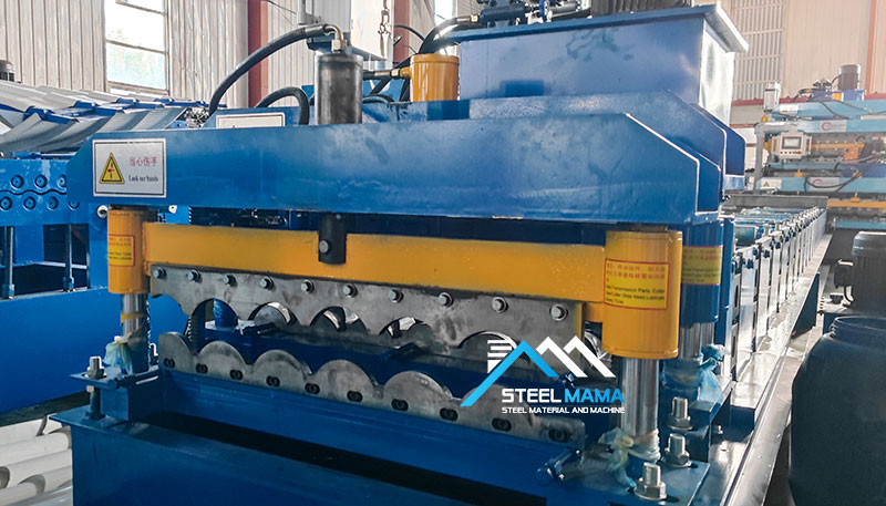 m&aacute;quina de tejas de drenaje