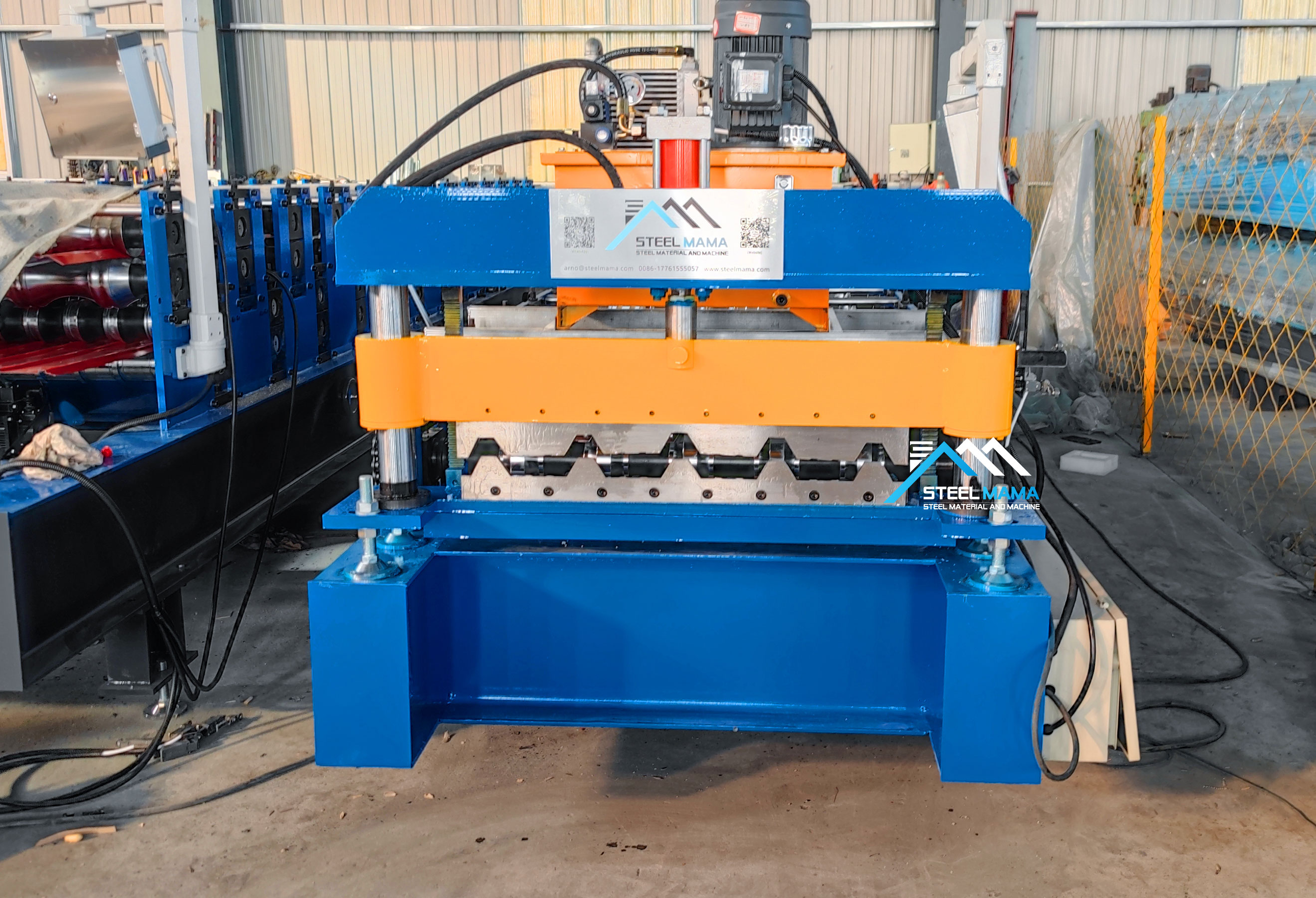 M&aacute;quina formadora de l&aacute;minas trapezoidales