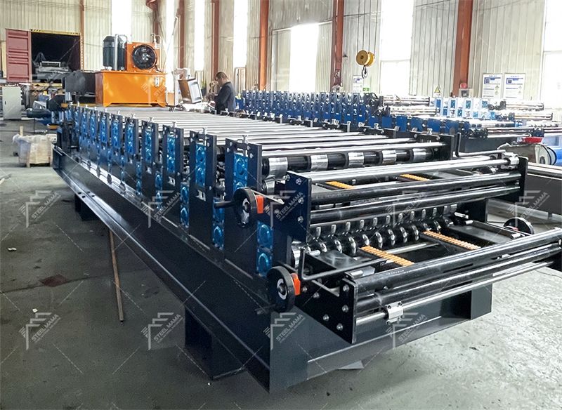 820 m&aacute;quina de doble capa corrugada