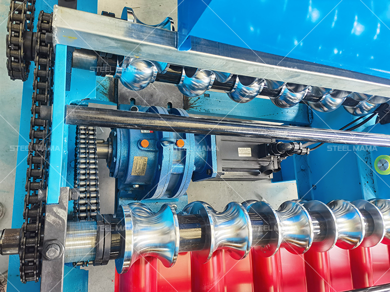 m&aacute;quina para fabricar tejas de perfil de aluminio