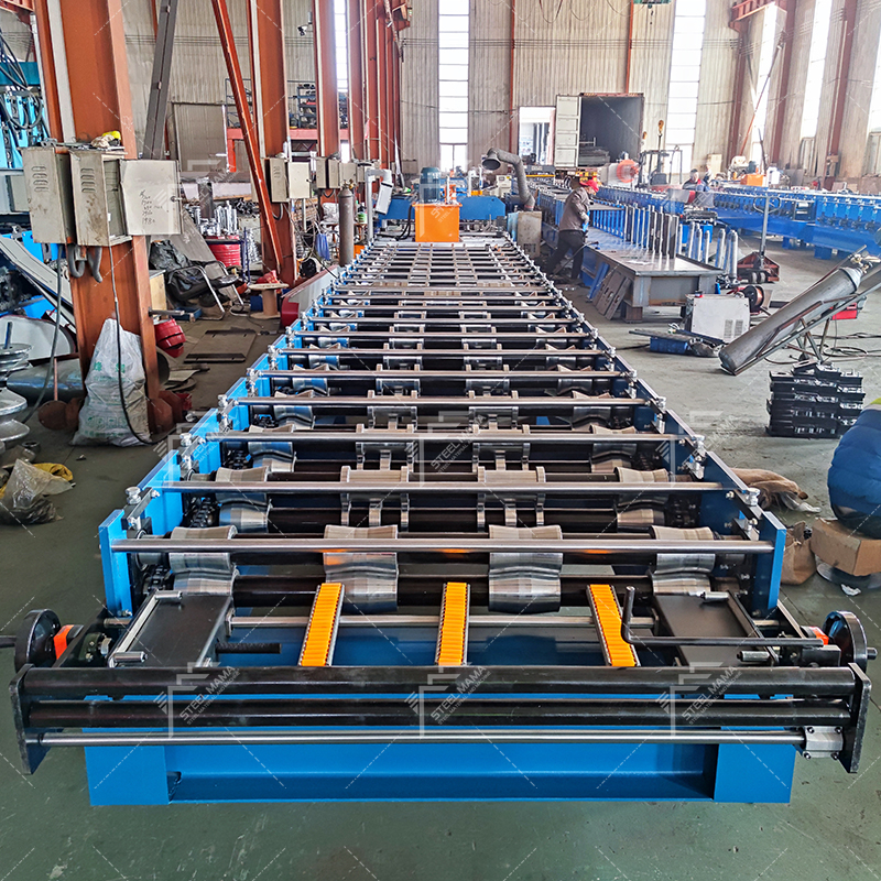 Chile popular fácil de operar PV4 IBR trapezoidal toecera de techo máquina de formación de rollo de formación 