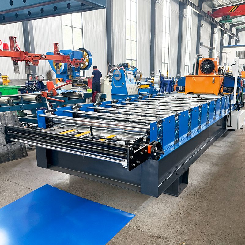 Etiopía Popular automático completo 1035 Máquina de formación de láminas de techo de baldosas