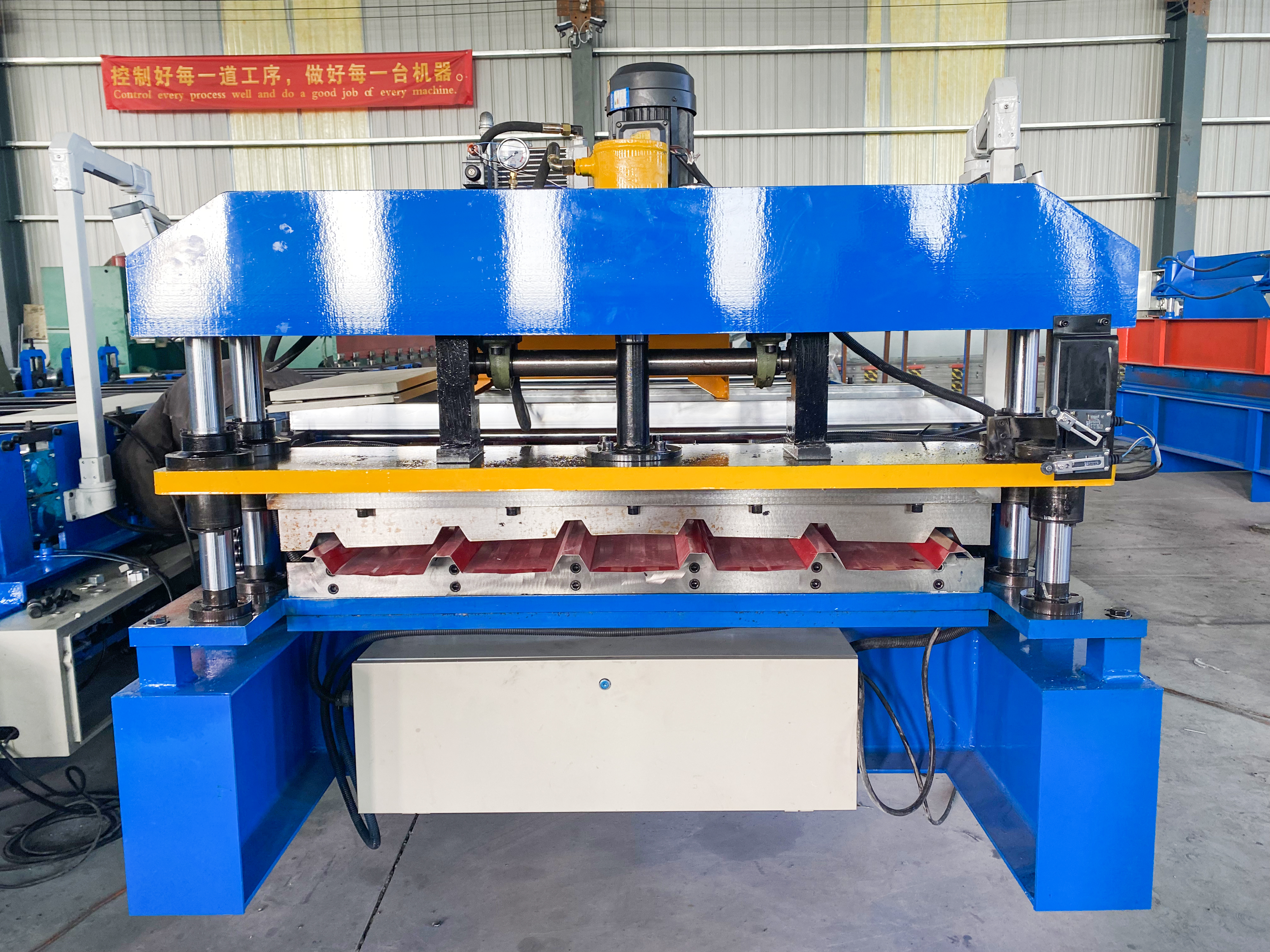 Zinc autom&aacute;tico 1000 IBR M&aacute;quina perfiladora de l&aacute;minas de acero trapezoidales Equipo perfilador de techos