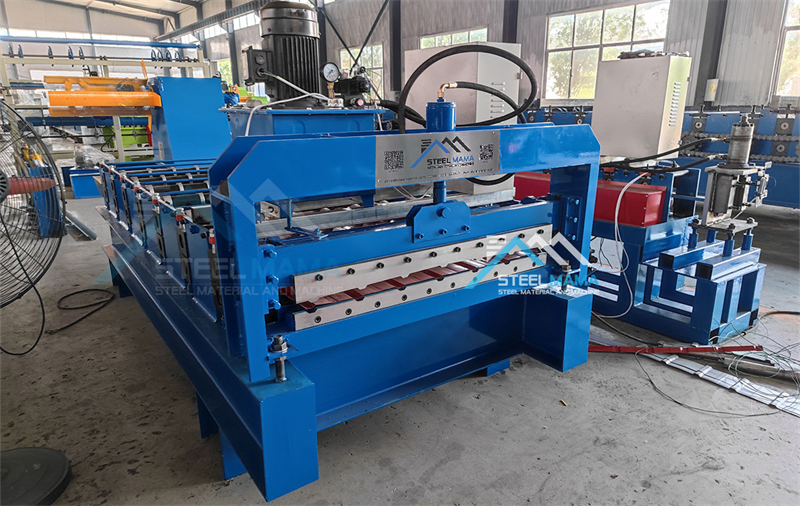 M&aacute;quina laminadora de techos ibr