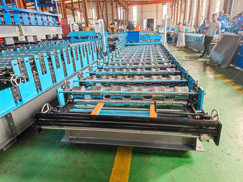 m&aacute;quina de hoja trapezoidal