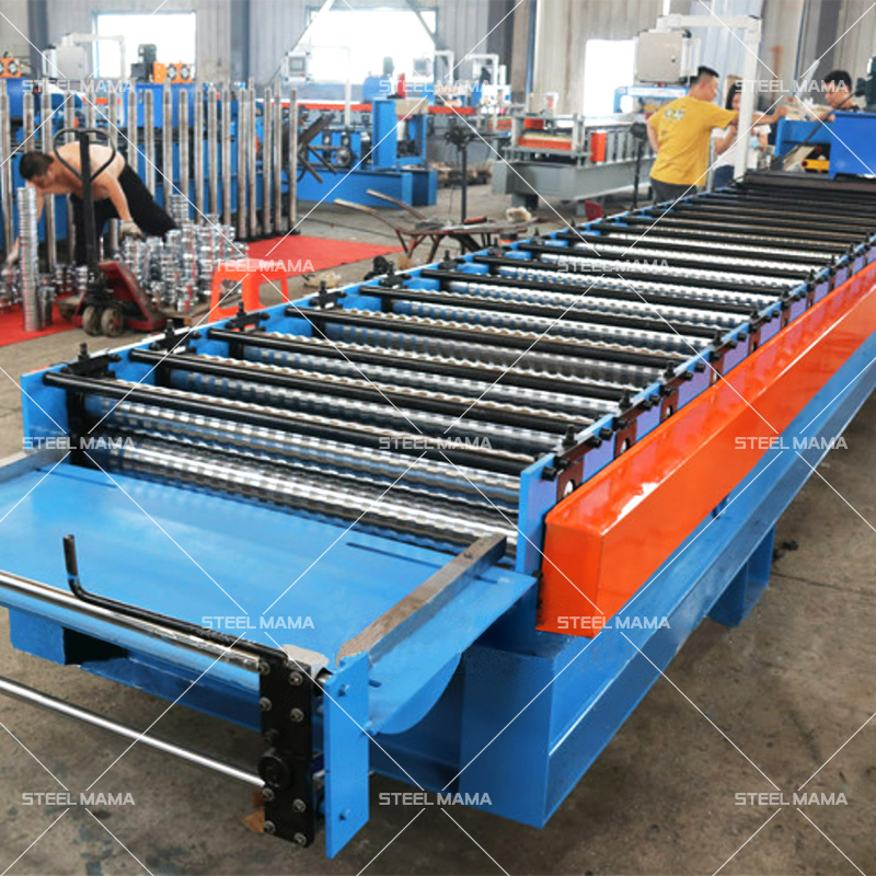 Fabricante de máquina formadora de rollos en frío de láminas para techos corrugados de hierro y acero galvanizado de metal de alta velocidad