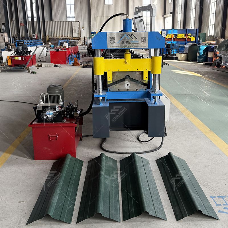 Máquina formadora de rollos con tapa de cresta 400, completamente automática, popular en Zimbabwe, de alta productividad 
