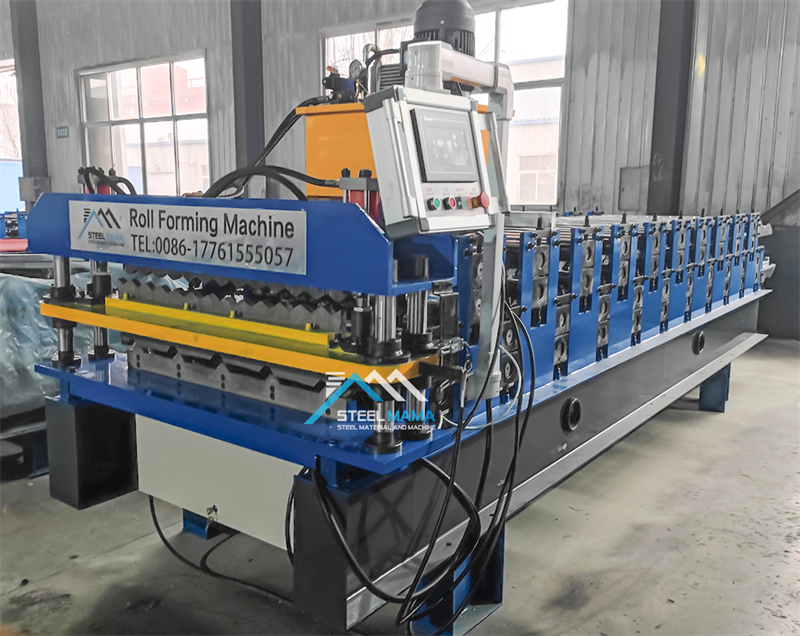 m&aacute;quina formadora de doble capa para l&aacute;minas para techos