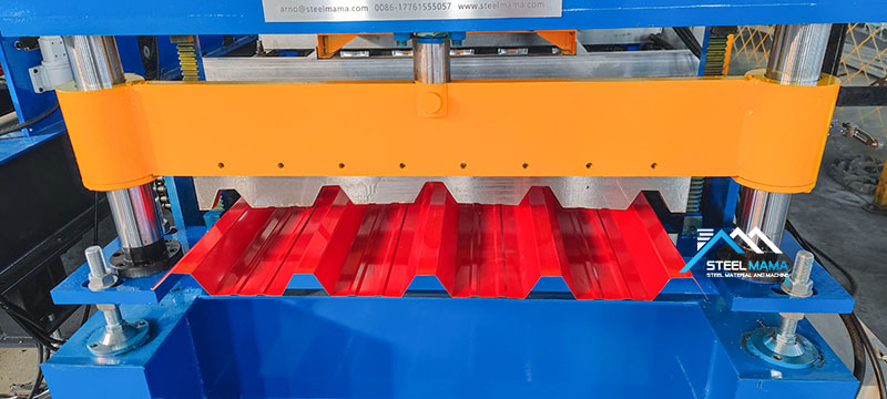 M&aacute;quina perfiladora de techos trapezoidales