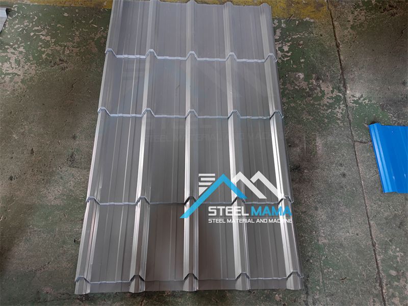 M&aacute;quina perfiladora de tejas de doble capa