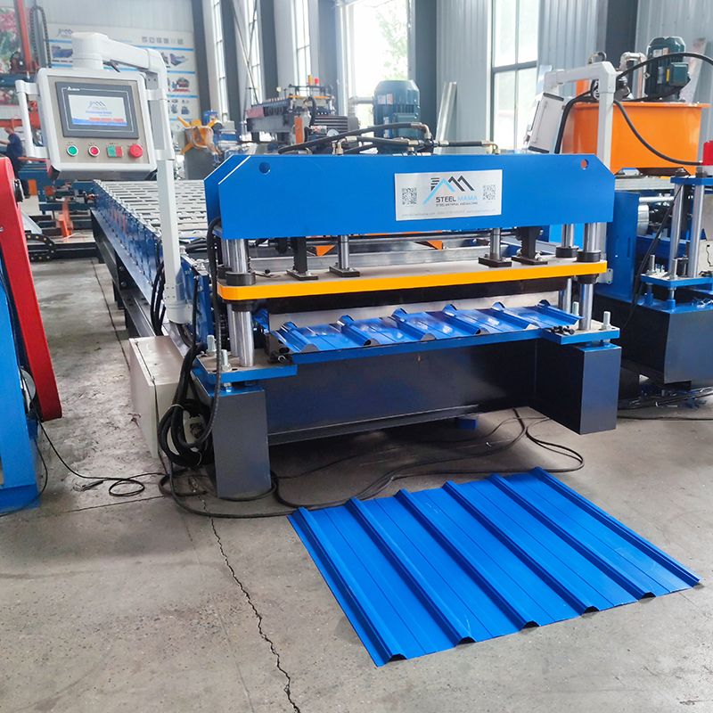Ghana Popular High Eficiencia 1025 Trazonía trapezoidal Máquina formadora de láminas de techo