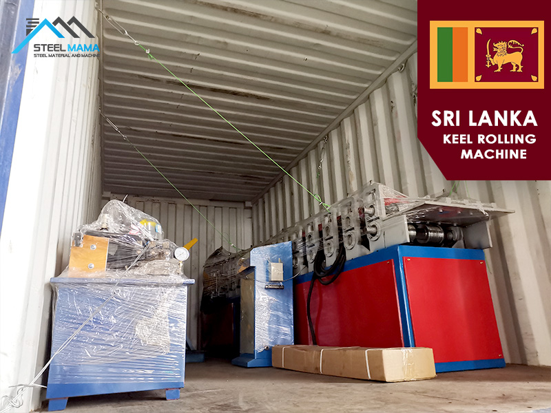 M&aacute;quina formadora de rollos de quilla de acero ligero