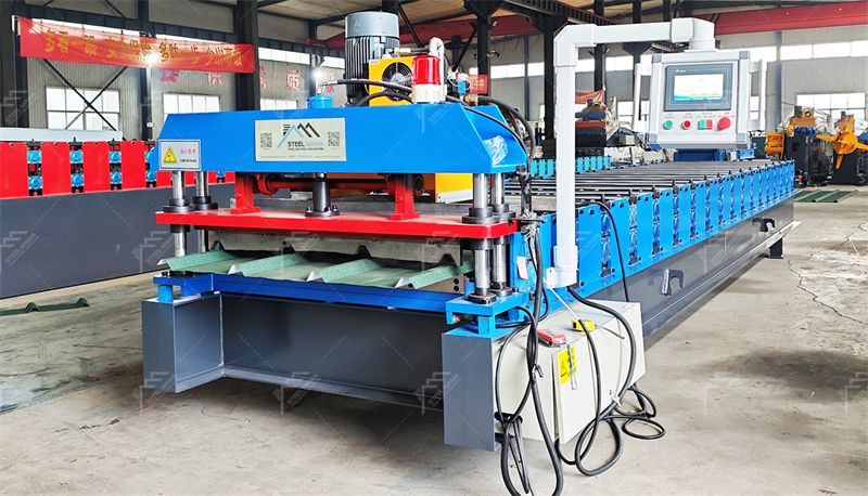 m&aacute;quina para techos de perfil trapezoidal