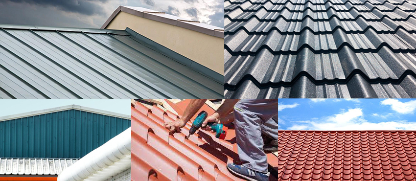 Hoja de techo de metal