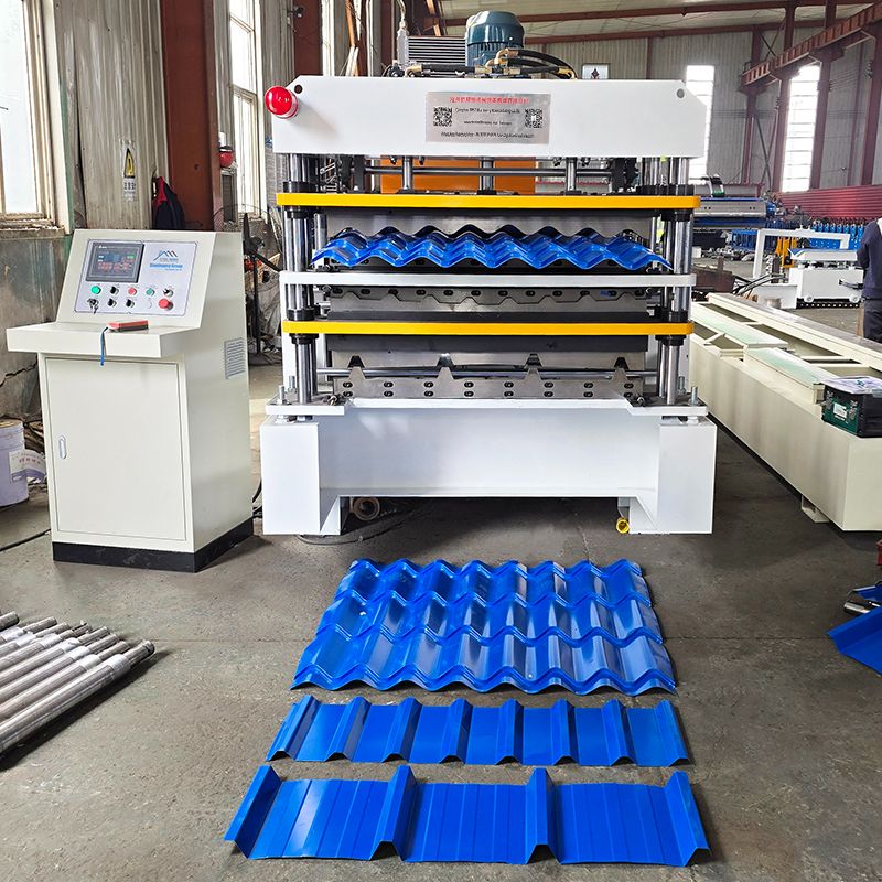 Guatemala Popular High Performance 1000 Tile y R101 IBR & TR4 IBR Tres techos de techo Máquina de techo