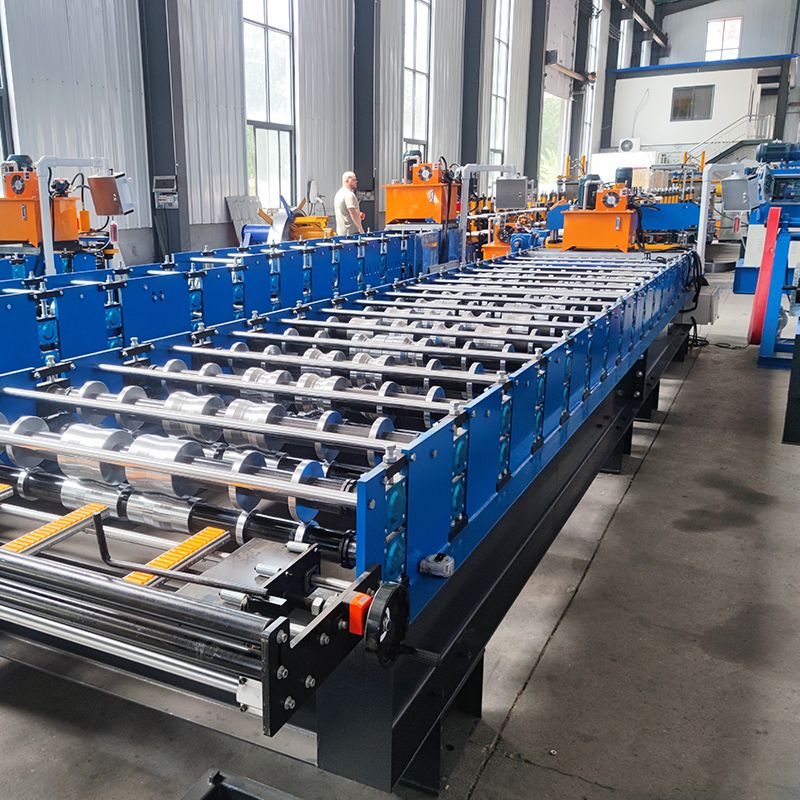 Ghana Popular High Eficiencia 1025 Trazonía trapezoidal Máquina formadora de láminas de techo